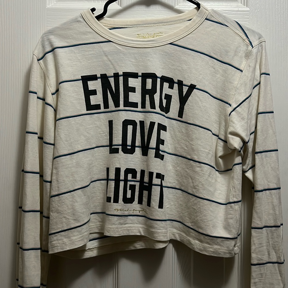 Spiritual gangster cropped tshirt